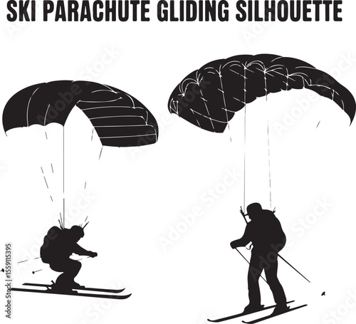 Parachuting Silhouette Clipart – Skydiver and Parachute SVG Bundle

Skydiving Action Silhouettes – Freefall and Parachute Vector Art

Extreme Sport Silhouette Set – Parachuting and Skydiving Designs

