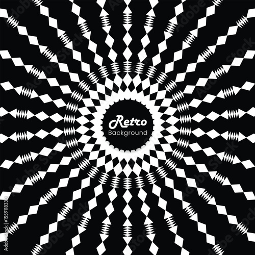 swirling sunburst abstract background. twirl vortex pattern with retro swirl texture. hand-drawn spiral burst design. vintage radial backdrop for posters, prints, and vector illustration.
