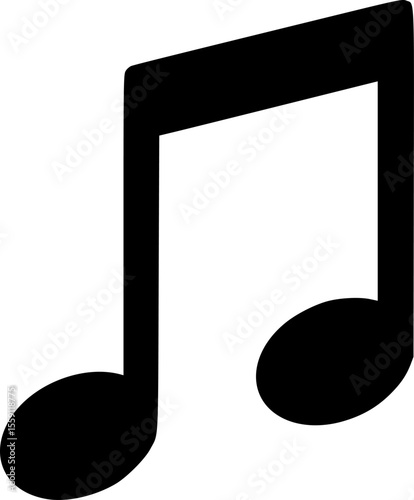 music symbol line art silhouette vector illustration
