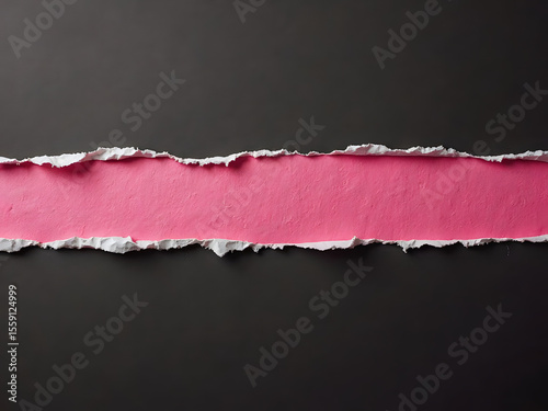 A vibrant red ripped paper background with a grunge texture and blank space for your design photo