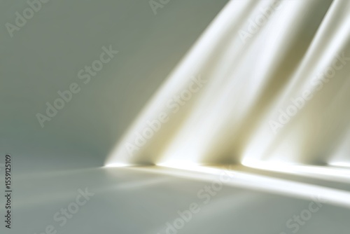 Elegant off-white gradient background with clean light source