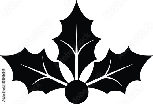 Holly Leaf and Berry Icon