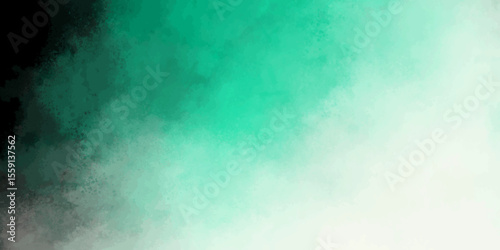 abstract tranquil green gradient abstract art digital illustration, Light green watercolor background with grainy texture, Ink splash aqua paper backgrounds turquoise texture.