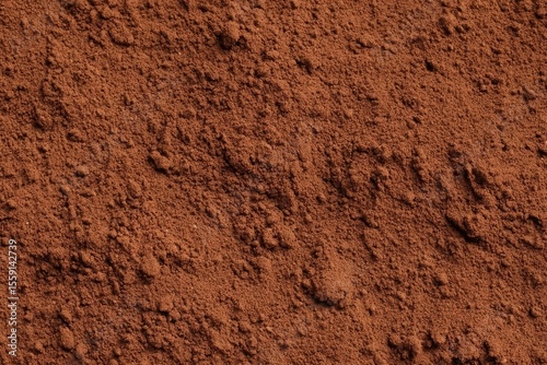 Close Up View of Cocoa Powder Texture