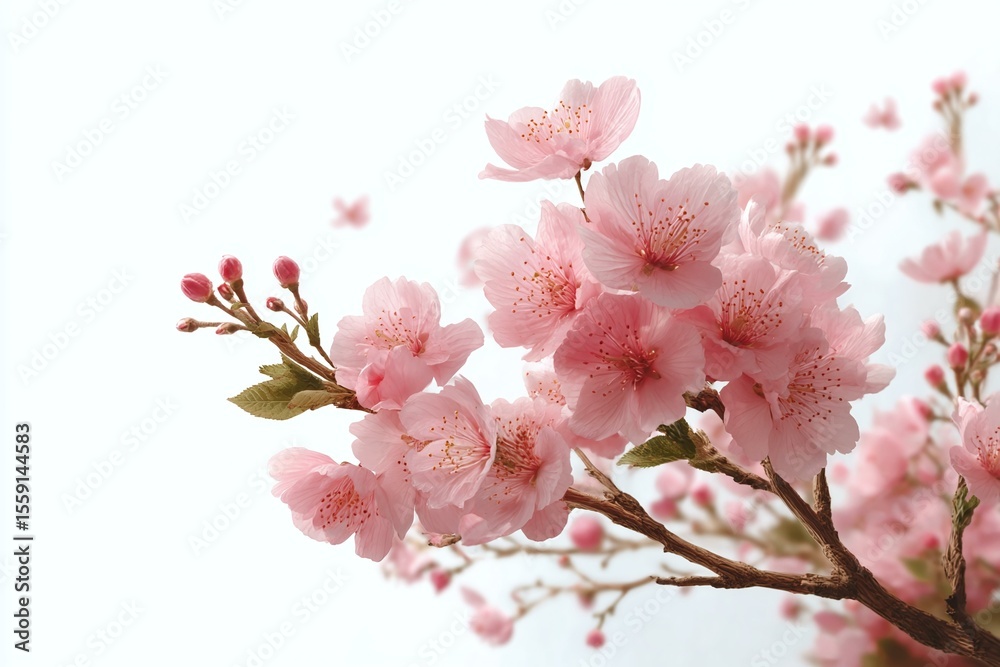 Fototapeta premium Beautiful Pink Cherry Blossoms in Spring