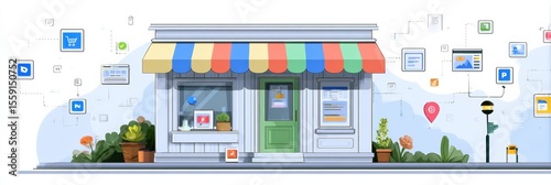 Digital Order Solutions Enhance Small Business Storefront Visibility and Customer Engagement in a Modern Shopping Environment