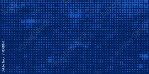 abstract halftone texture blue background in geometric style