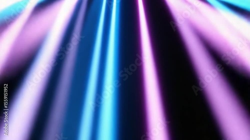 Abstract Neon Light Beams Animation in Pink and Blue with a Futuristic Vibe