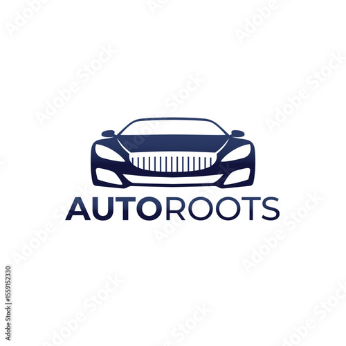 Auto Roots Used Car Dealership Logo