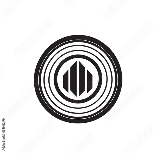 Abstract modern minimalist business logotype design for branding or corporate identity