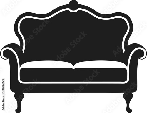 armchair isolated on white