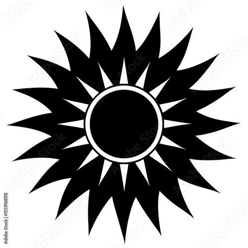sun and flower