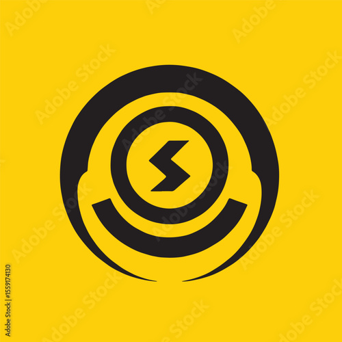Abstract modern minimalist business logotype design for branding or corporate identity