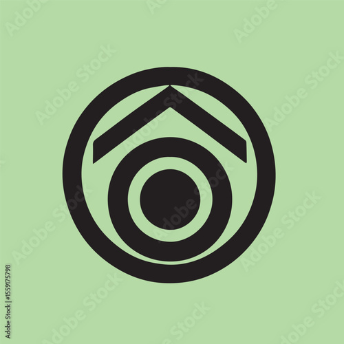 Abstract modern minimalist business logotype design for branding or corporate identity