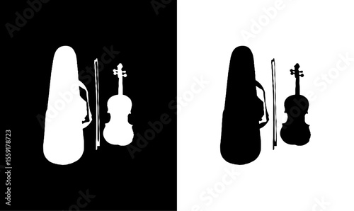 violinist playing women silhouette set vector illustration, women, women singing silhouette, music, song, fun, violin silhouette, violin, art, design, symbol, silhouette, icon, logo,