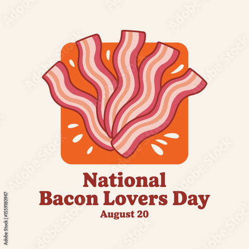 National bacon lovers day celebrate with delicious crispy bacon strips for breakfast or any time of the day