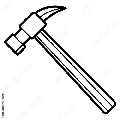 Hammerhead Tool Outline Vector