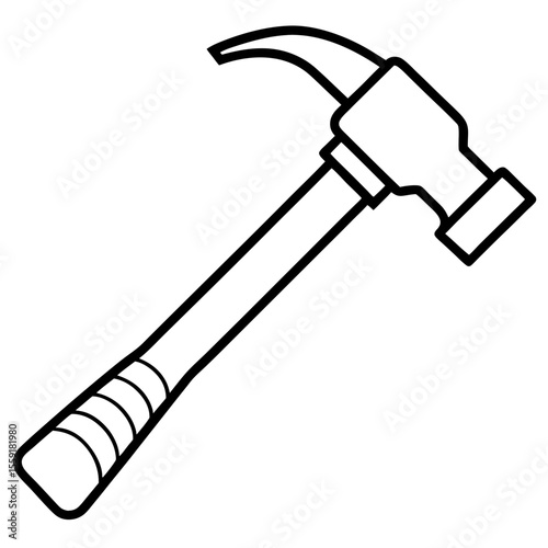 Hammerhead Tool Outline Vector