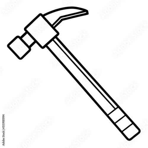 Hammerhead Tool Outline Vector