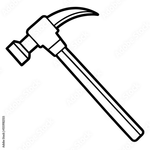 Hammerhead Tool Outline Vector