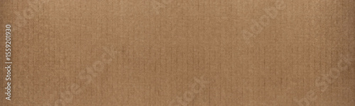 Close-up texture of smooth brown recycled cardboard surface