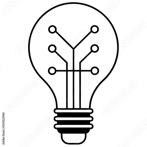 light bulb vector illustration