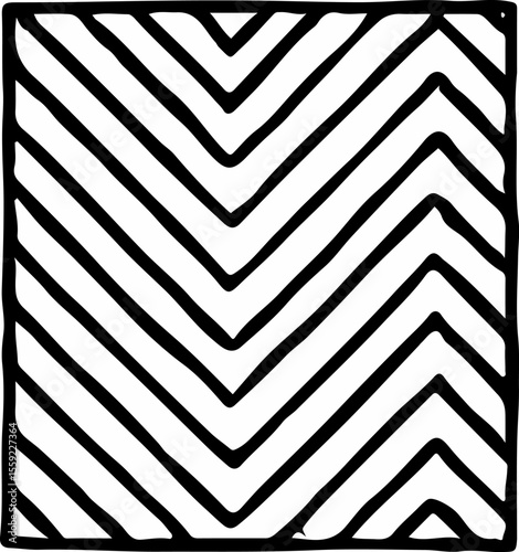 Bold herringbone made from clean diagonal lines for a sophisticated modern texture

