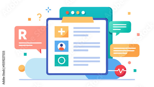 Report tile floats video chat ui prescription pr