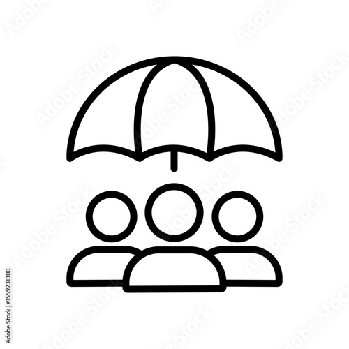 Trust concept icon. Credibility symbol