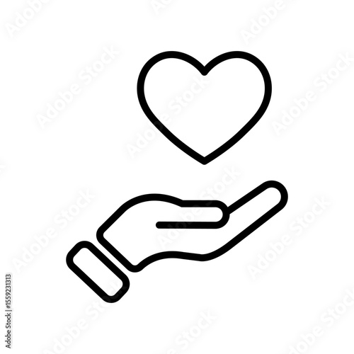 Trust concept icon. Credibility symbol