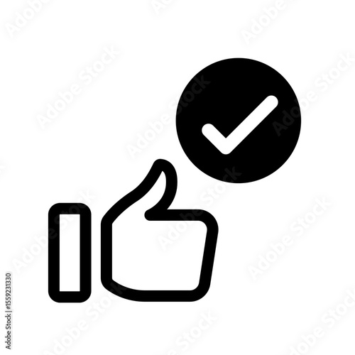 Trust concept icon. Credibility symbol