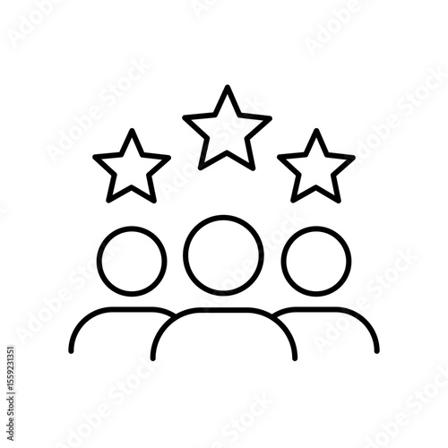 Trust concept icon. Credibility symbol