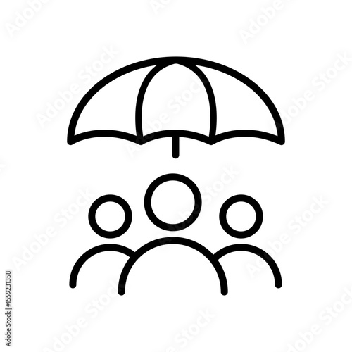 Trust concept icon. Credibility symbol