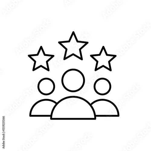 Trust concept icon. Credibility symbol