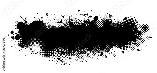 Set of blots. Splatter Paint Texture . Black Spray Blot of Ink. Place illustration Over any Object to Create Grungy Effect . hand drawn. Not AI, Vector
