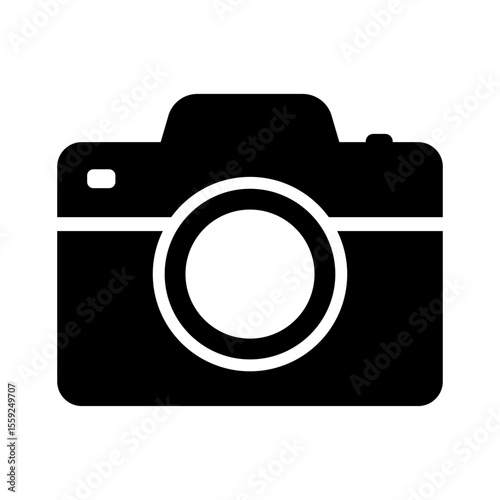 Camera icon. Photo camera icon.