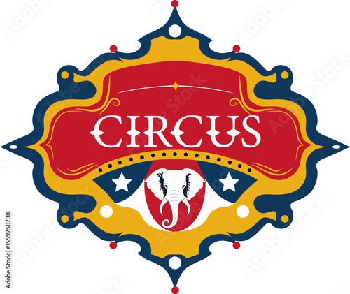 Carnival banner. Circus banner. Fun fair.