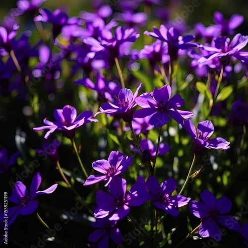purple flowers in the garden