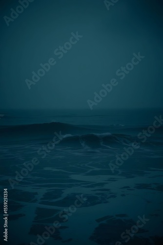 night sky and sea
