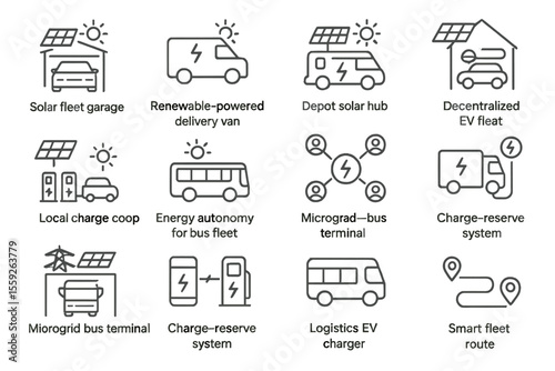 Solar-powered fleet solutions and energy autonomy for bus and ev systems