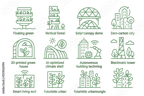 Sustainable urban designs: green technology and architecture concepts