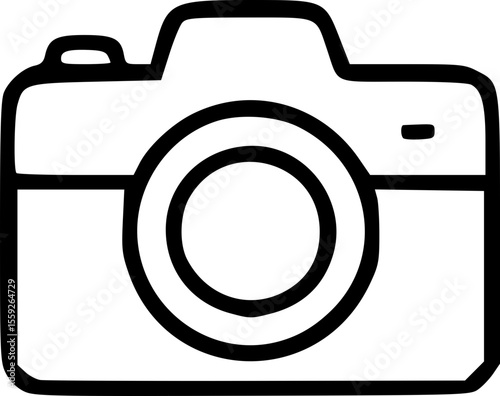 Travel Camera Outline Icon