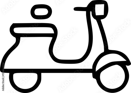 Scooter Outline Icon