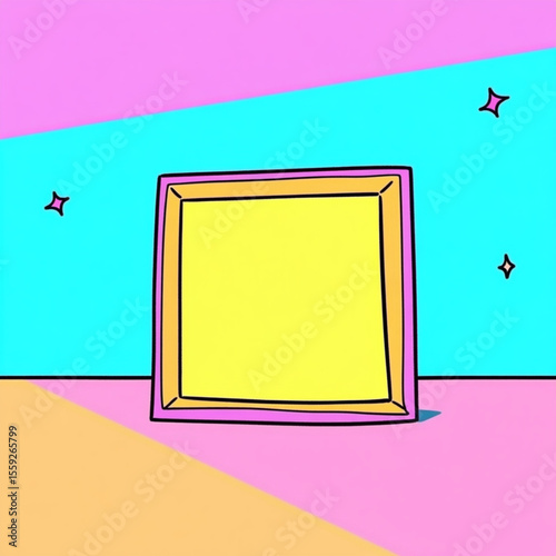 picture frame on wall