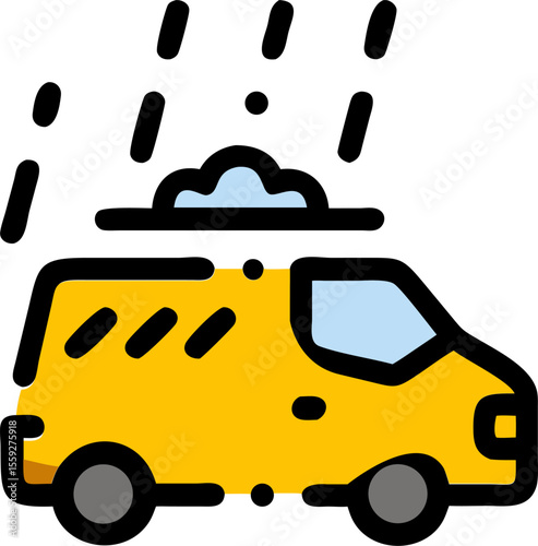 delivery taxi car vector illustration