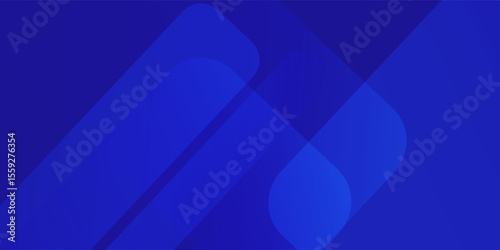 Abstract blue background with glowing geometric lines. Modern blue gradient square shape design. Futuristic technology concept. Suit for brochure, corporate, poster, banner, cover modern. eps 10