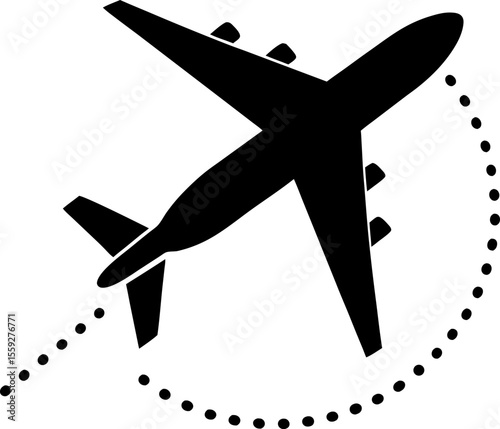 airplane icon vector illustration