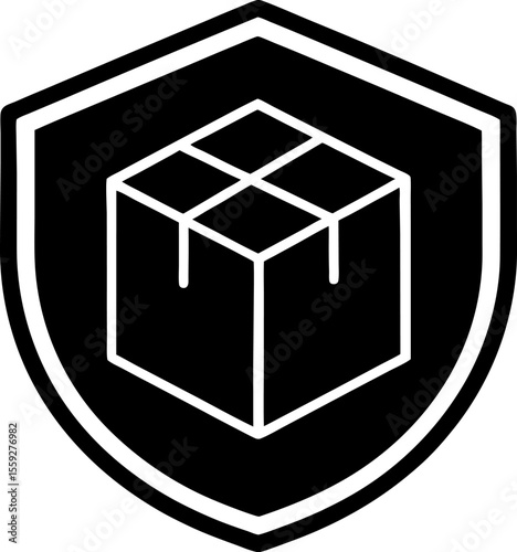 vector illustration of a safe box
