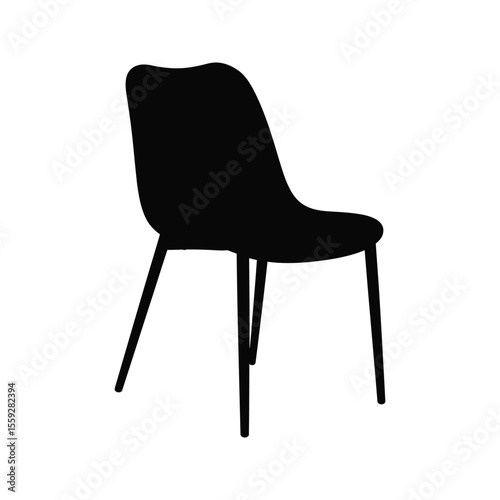 A comfortable black leather office chair isolated on white, perfect for any interior design