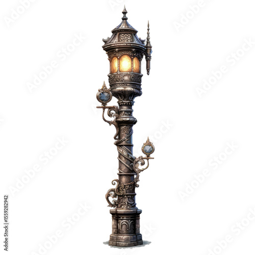 old street lamp